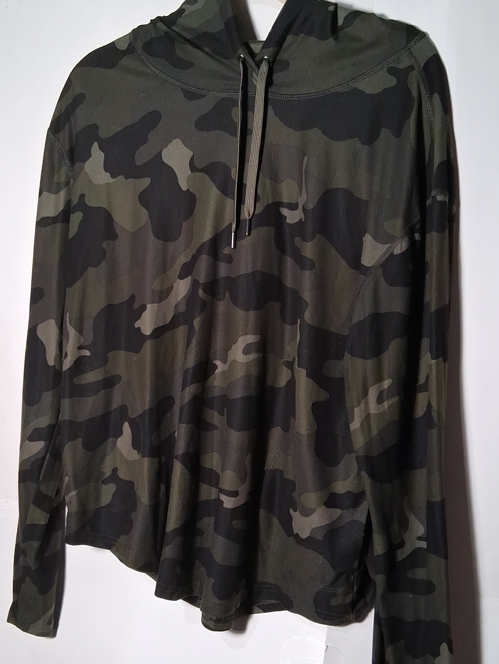 Women's Camouflage Hooded Skirt - Olive Green